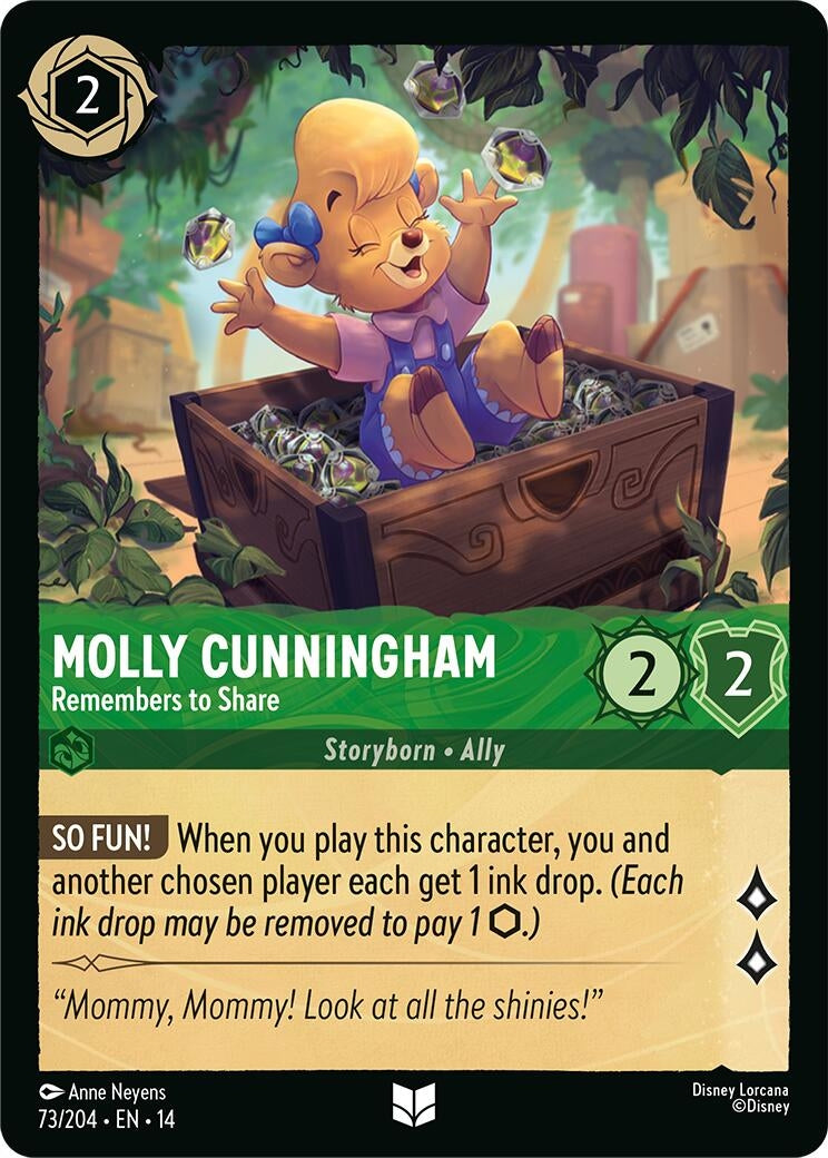 Image for Molly Cunningham - Remembers to Share (73/204) [Hyperia City] - Disney Lorcana