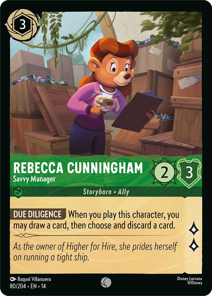 Image for Rebecca Cunningham - Savvy Manager (80/204) [Hyperia City] - Disney Lorcana