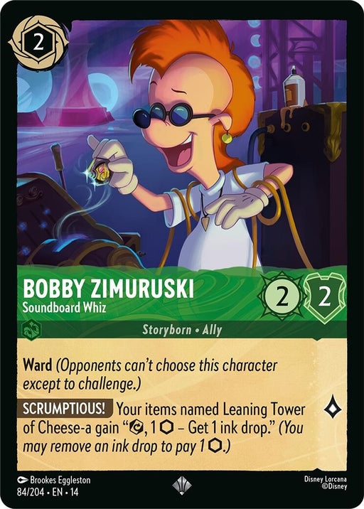 Image for Bobby Zimuruski - Soundboard Whiz (84/204) [Hyperia City] - Disney Lorcana