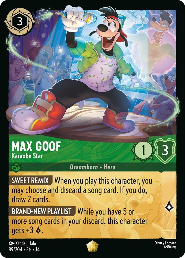 Image for Max Goof - Karaoke Star (89/204) [Hyperia City] - Disney Lorcana