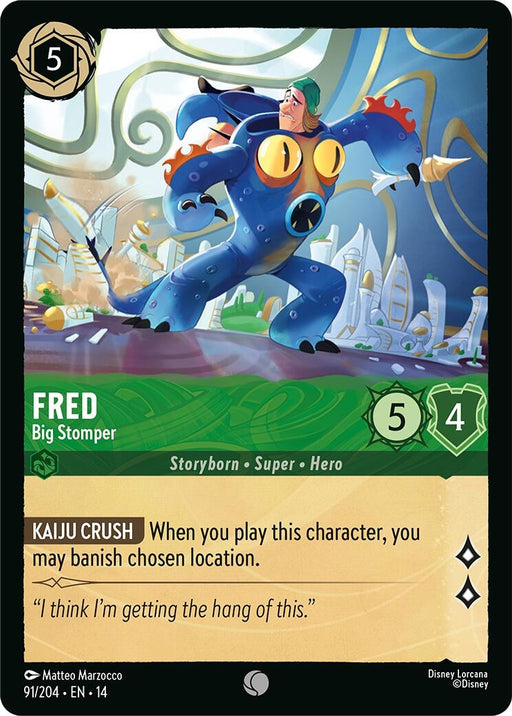 Image for Fred - Big Stomper (91/204) [Hyperia City] - Disney Lorcana