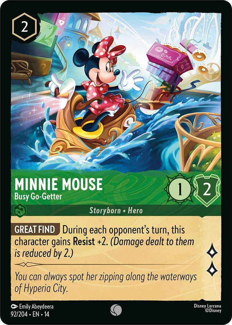 Image for Minnie Mouse - Busy Go-Getter (92/204) [Hyperia City] - Disney Lorcana
