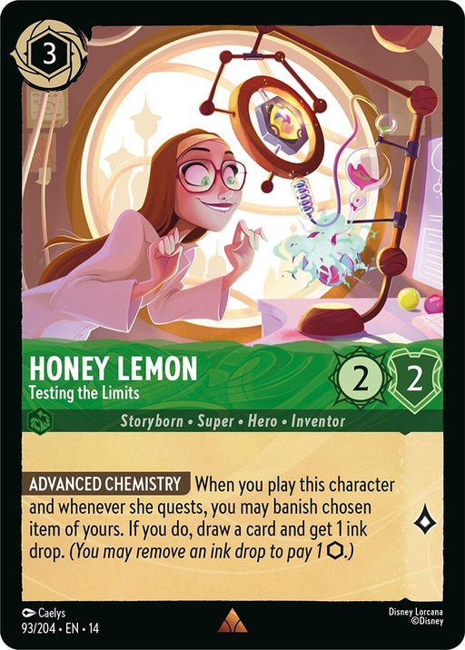Image for Honey Lemon - Testing the Limits (93/204) [Hyperia City] - Disney Lorcana