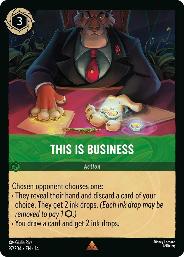 Image for This Is Business (97/204) [Hyperia City] - Disney Lorcana