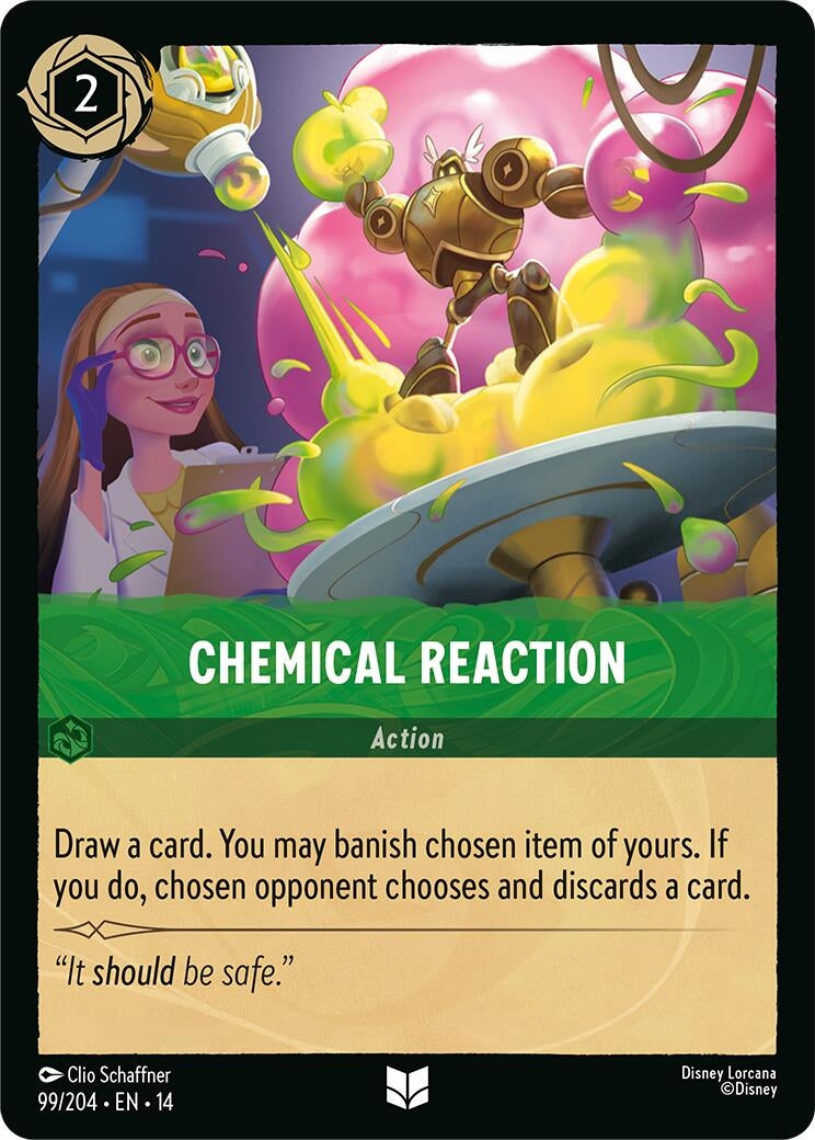 Image for Chemical Reaction (99/204) [Hyperia City] - Disney Lorcana