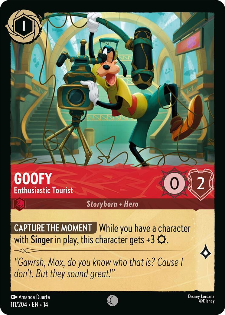 Image for Goofy - Enthusiastic Tourist (111/204) [Hyperia City] - Disney Lorcana
