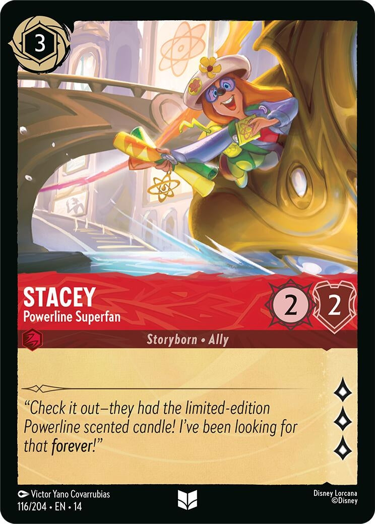 Image for Stacey - Powerline Superfan (116/204) [Hyperia City] - Disney Lorcana