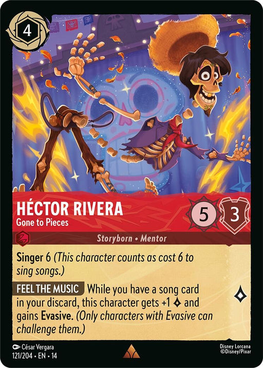Image for Hector Rivera - Gone to Pieces (121/204) [Hyperia City] - Disney Lorcana