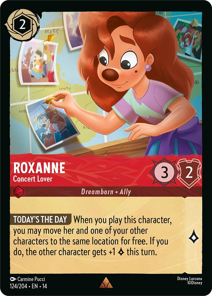 Image for Roxanne - Concert Lover (124/204) [Hyperia City] - Disney Lorcana