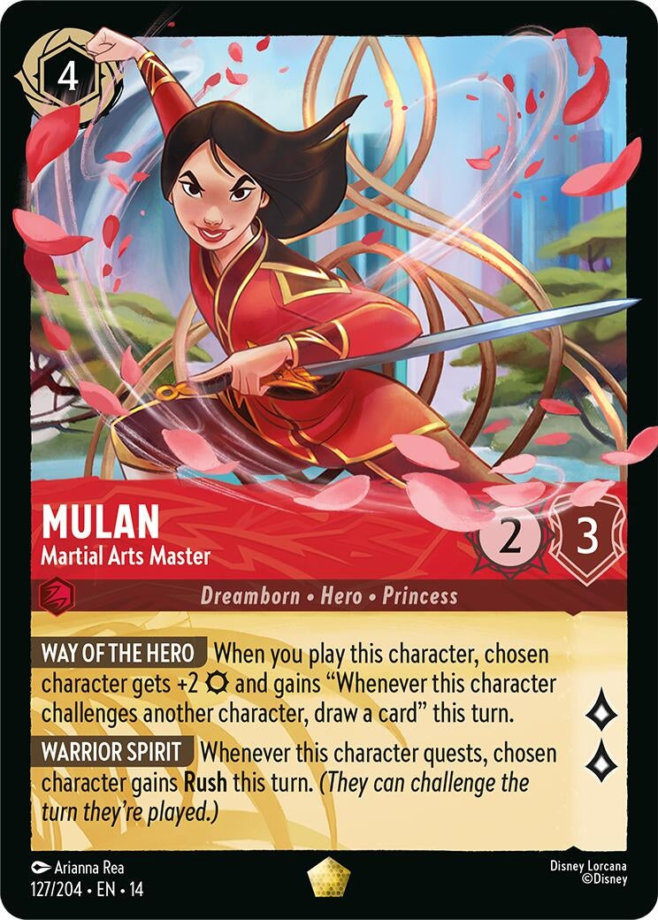 Image for Mulan - Martial Arts Master (127/204) [Hyperia City] - Disney Lorcana