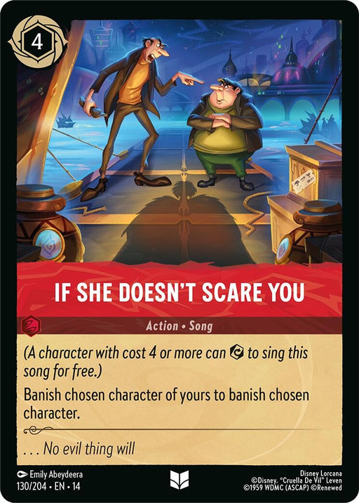 Image for If She Doesn't Scare You (130/204) [Hyperia City] - Disney Lorcana