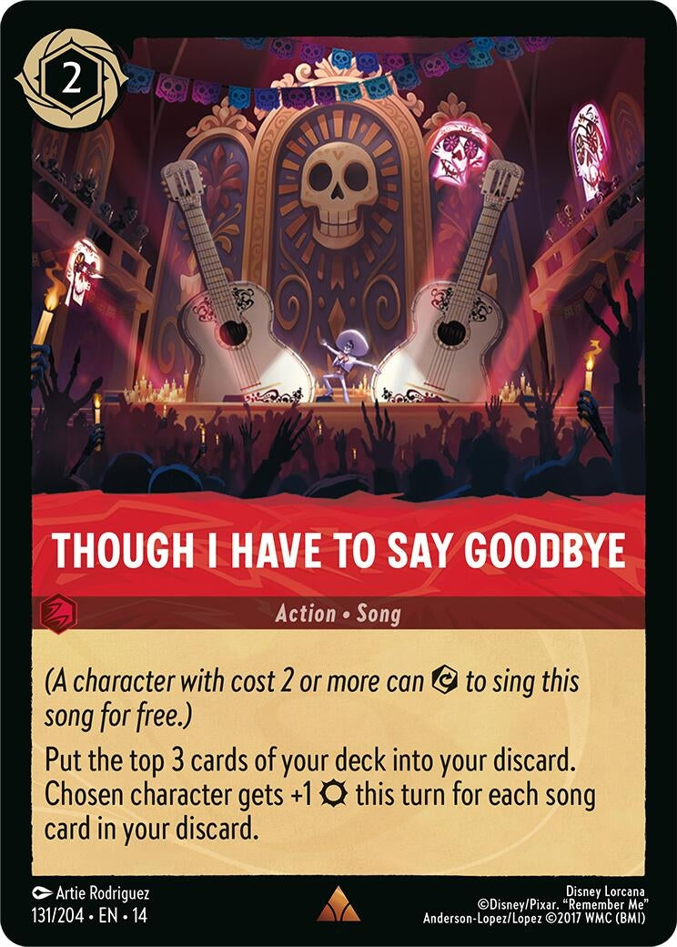 Image for Though I Have to Say Goodbye (131/204) [Hyperia City] - Disney Lorcana