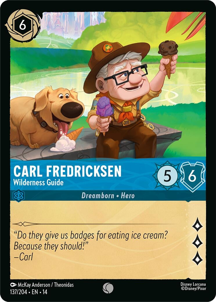 Image for Carl Fredricksen - Wilderness Guide (137/204) [Hyperia City] - Disney Lorcana