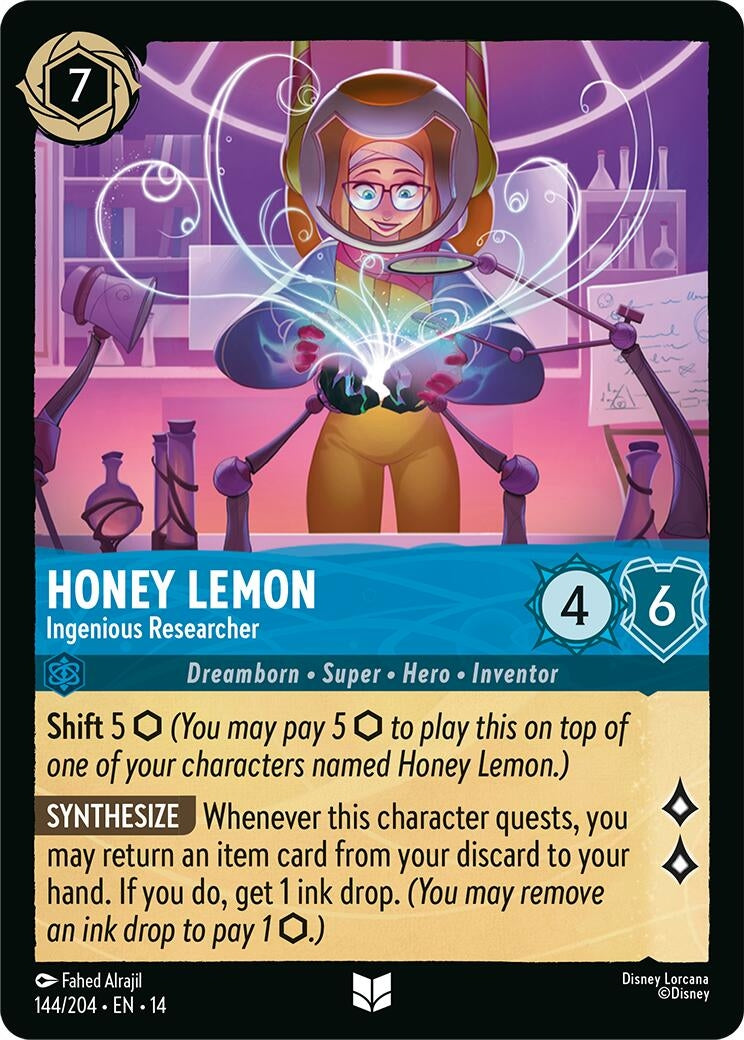 Image for Honey Lemon - Ingenious Researcher (144/204) [Hyperia City] - Disney Lorcana