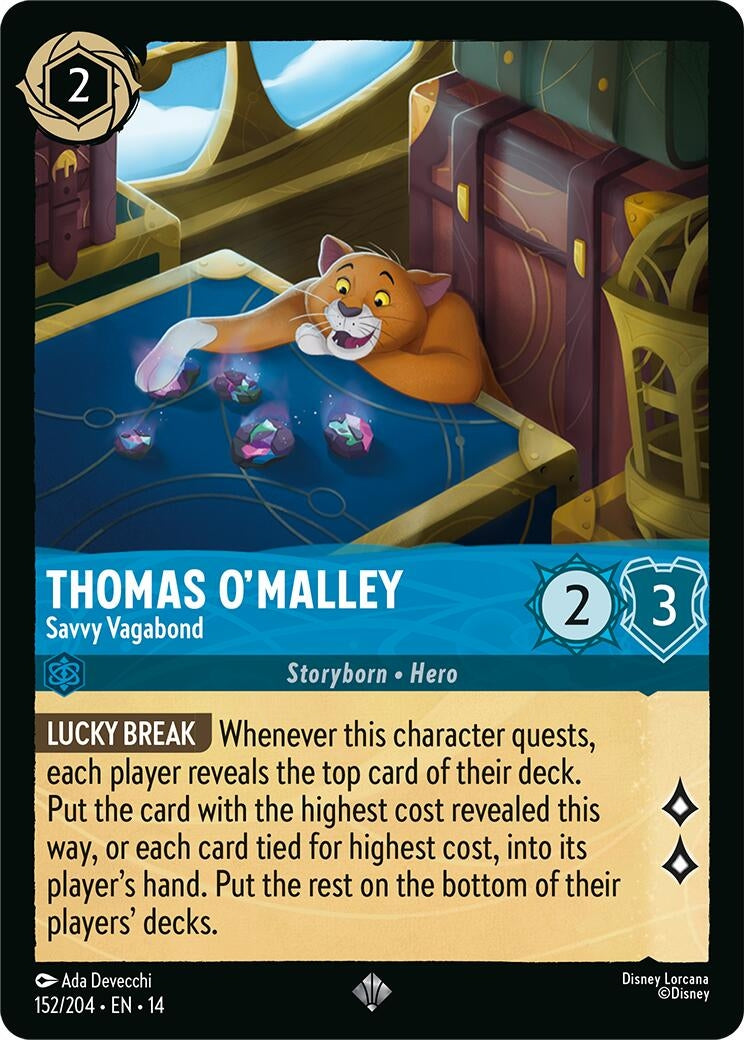 Image for Thomas O'Malley - Savvy Vagabond (152/204) [Hyperia City] - Disney Lorcana