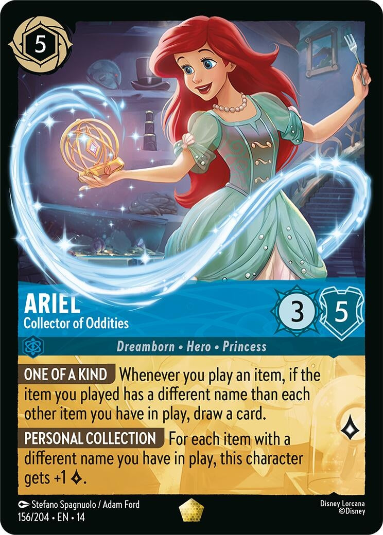 Image for Ariel - Collector of Oddities (156/204) [Hyperia City] - Disney Lorcana