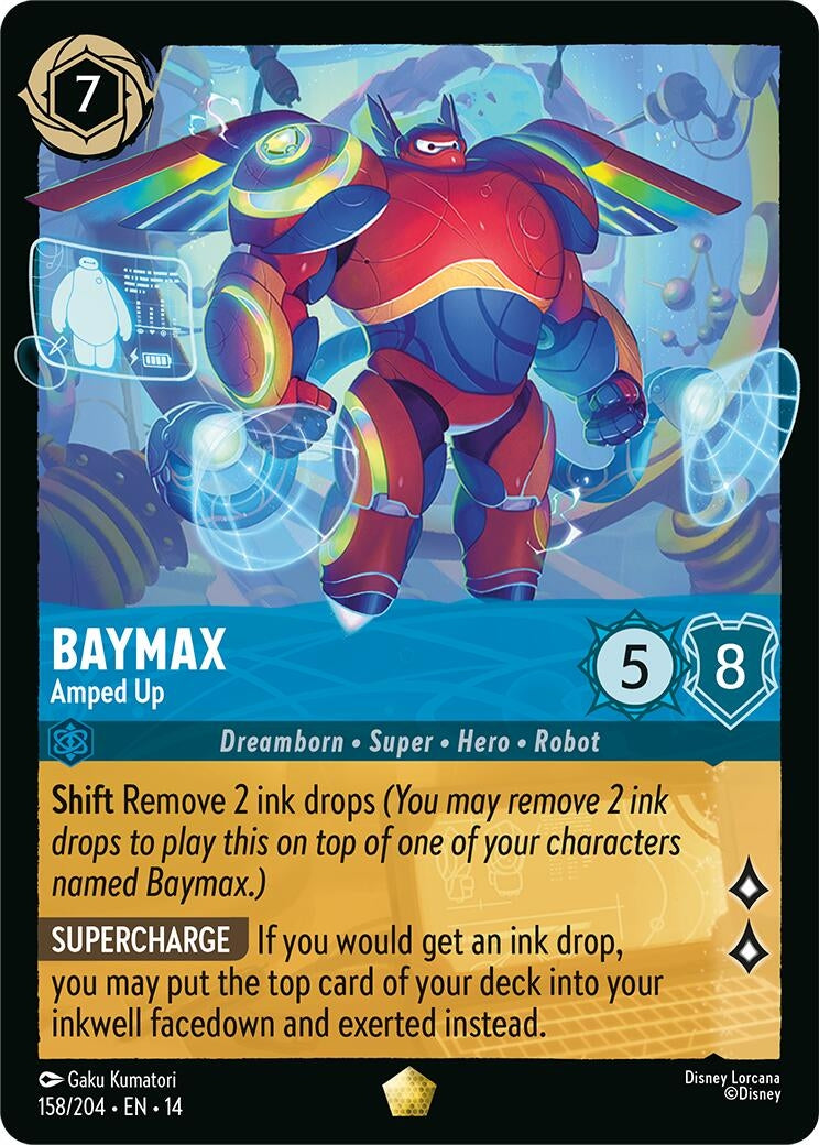 Image for Baymax - Amped Up (158/204) [Hyperia City] - Disney Lorcana