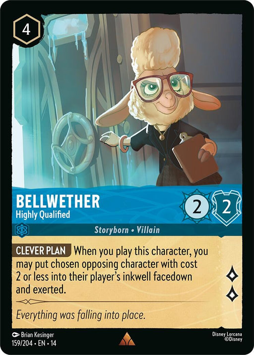 Image for Bellwether - Highly Qualified (159/204) [Hyperia City] - Disney Lorcana