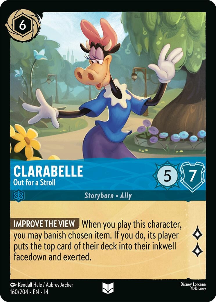 Image for Clarabelle - Out for a Stroll (160/204) [Hyperia City] - Disney Lorcana