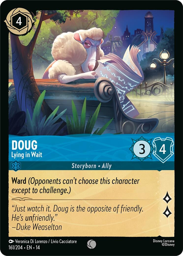 Image for Doug - Lying in Wait (161/204) [Hyperia City] - Disney Lorcana