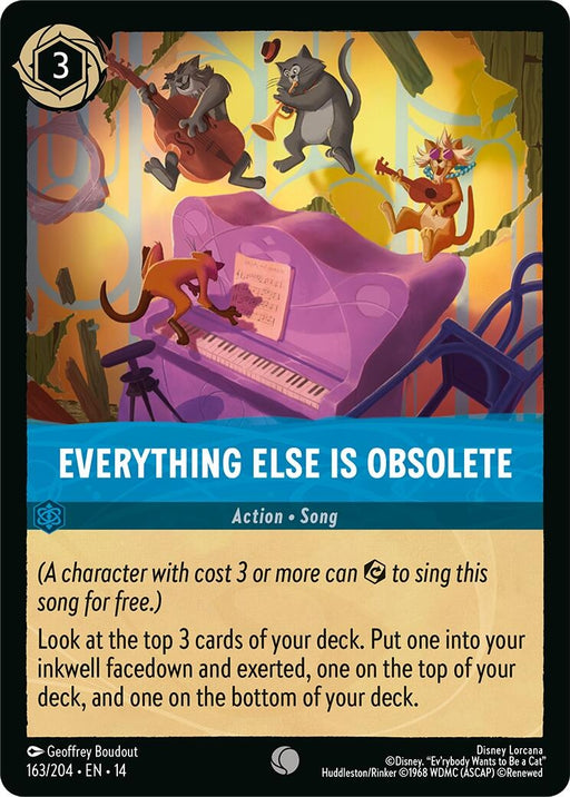 Image for Everything Else Is Obsolete (163/204) [Hyperia City] - Disney Lorcana