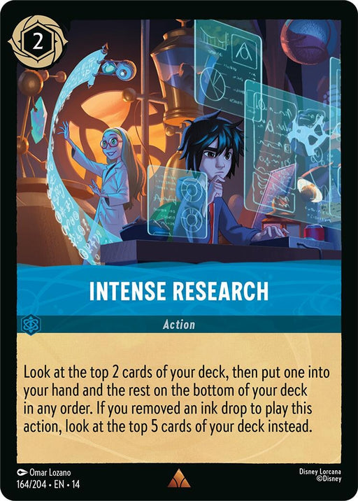 Image for Intense Research (164/204) [Hyperia City] - Disney Lorcana