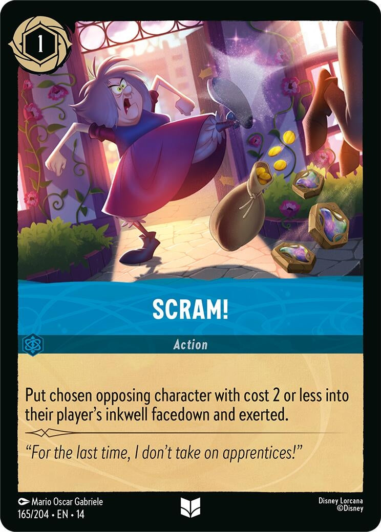 Image for Scram! (165/204) [Hyperia City] - Disney Lorcana