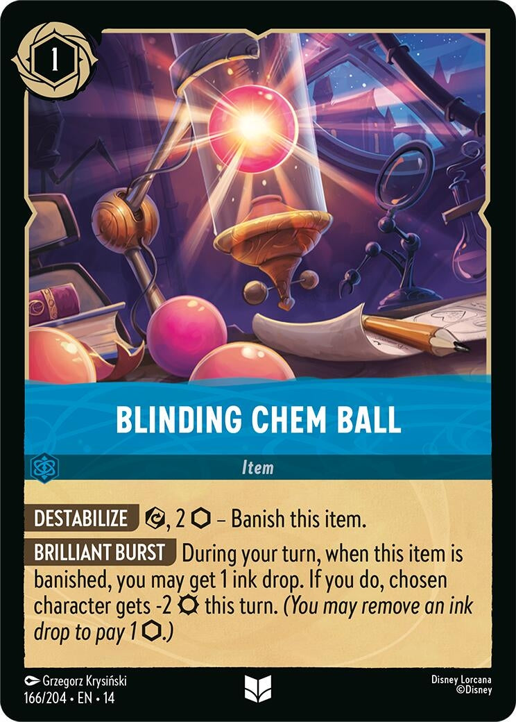 Image for Blinding Chem Ball (166/204) [Hyperia City] - Disney Lorcana