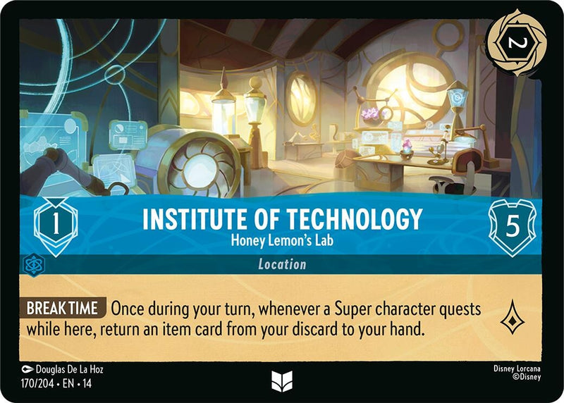 Image for Institute of Technology - Honey Lemon's Lab (170/204) [Hyperia City] - Disney Lorcana