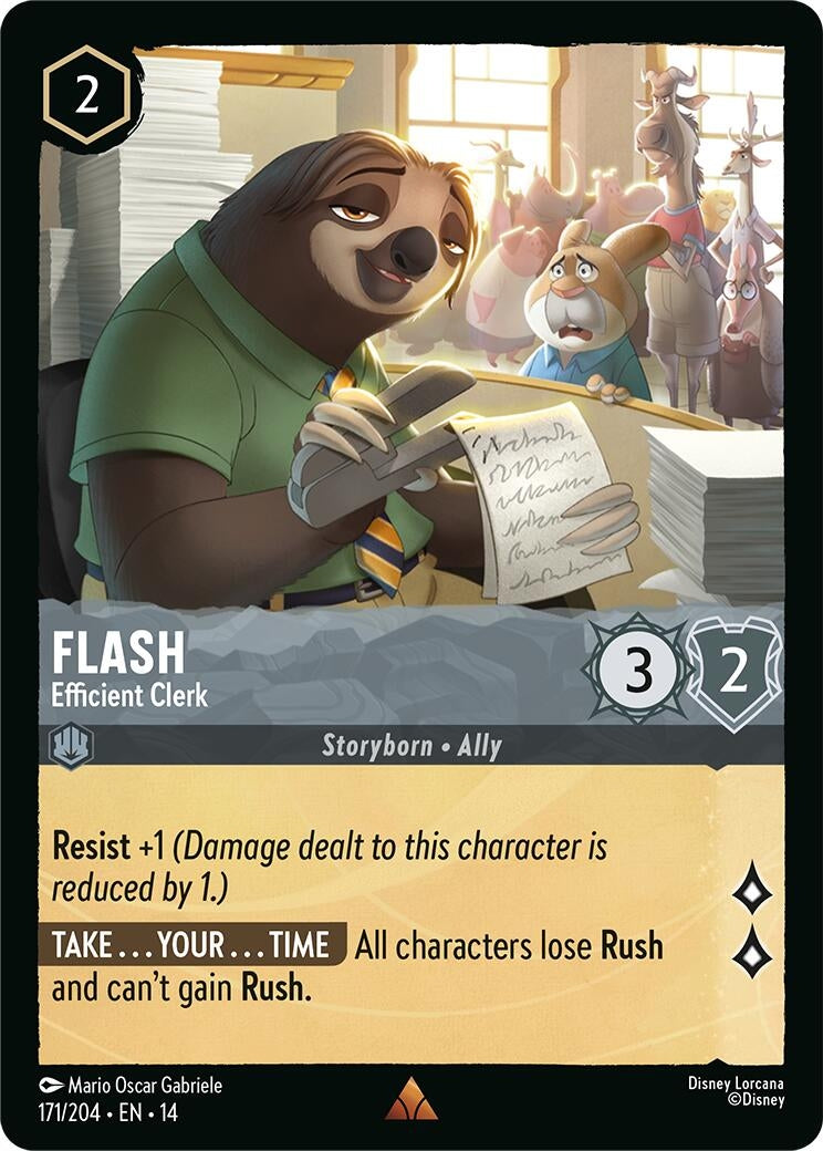 Image for Flash - Efficient Clerk (171/204) [Hyperia City] - Disney Lorcana