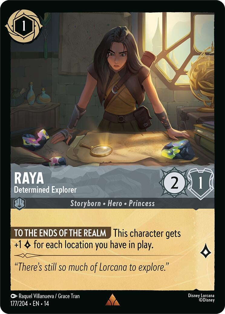 Image for Raya - Determined Explorer (177/204) [Hyperia City] - Disney Lorcana
