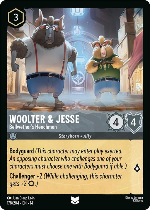 Image for Woolter & Jesse - Bellwether's Henchmen (178/204) [Hyperia City] - Disney Lorcana