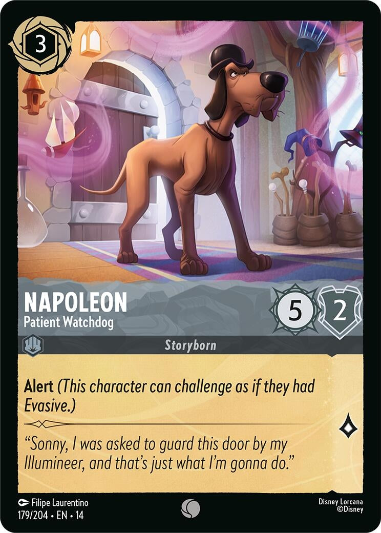 Image for Napoleon - Patient Watchdog (179/204) [Hyperia City] - Disney Lorcana