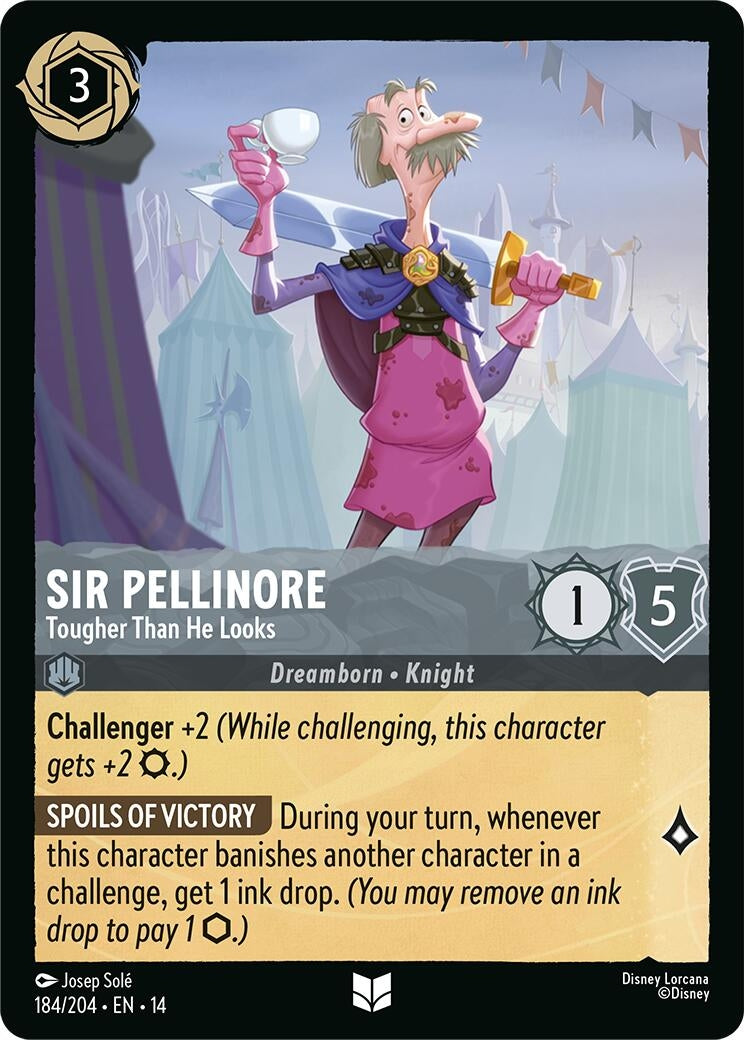 Image for Sir Pellinore - Tougher Than He Looks (184/204) [Hyperia City] - Disney Lorcana
