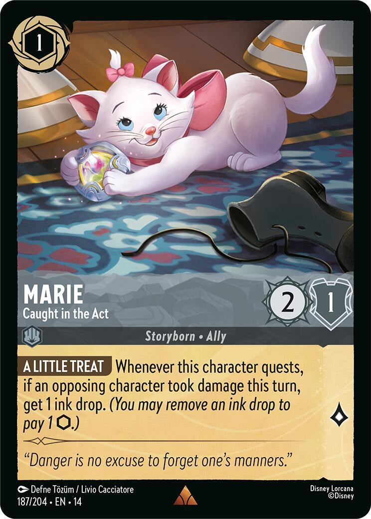 Image for Marie - Caught in the Act (187/204) [Hyperia City] - Disney Lorcana