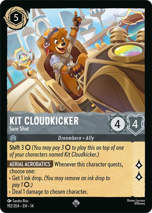 Image for Kit Cloudkicker - Sure Shot (192/204) [Hyperia City] - Disney Lorcana