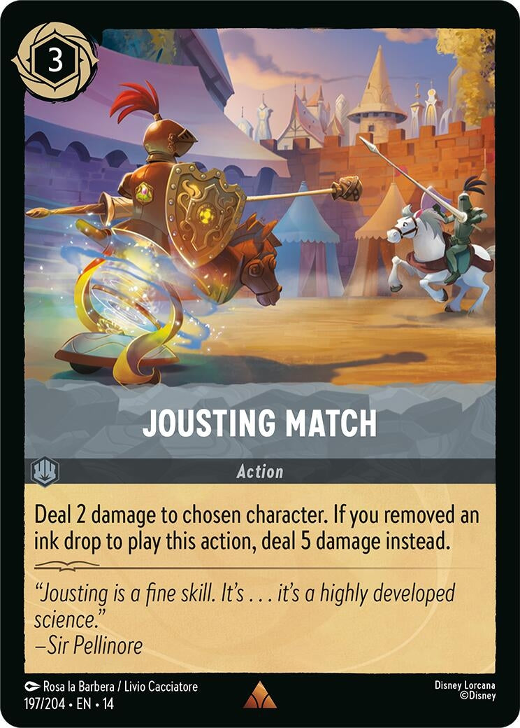 Image for Jousting Match (197/204) [Hyperia City] - Disney Lorcana