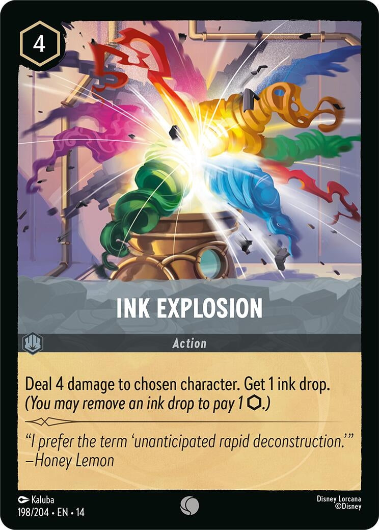 Image for Ink Explosion (198/204) [Hyperia City] - Disney Lorcana
