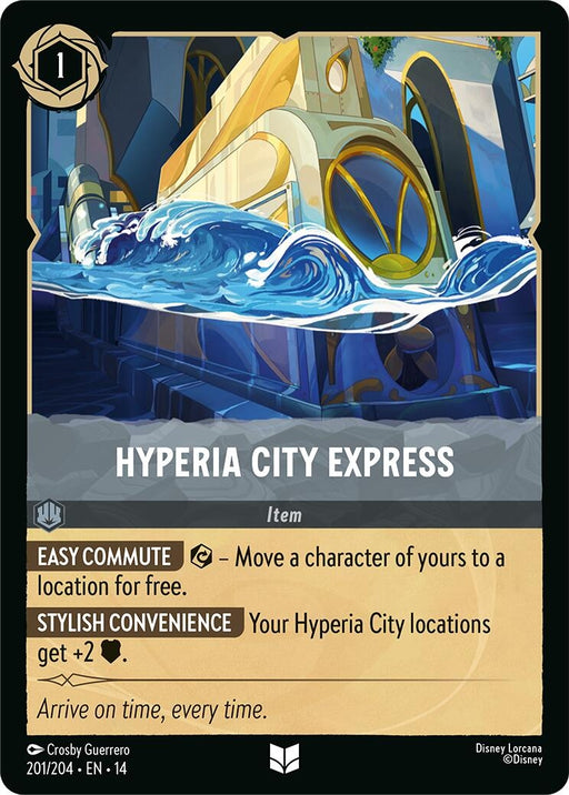Image for Hyperia City Express (201/204) [Hyperia City] - Disney Lorcana
