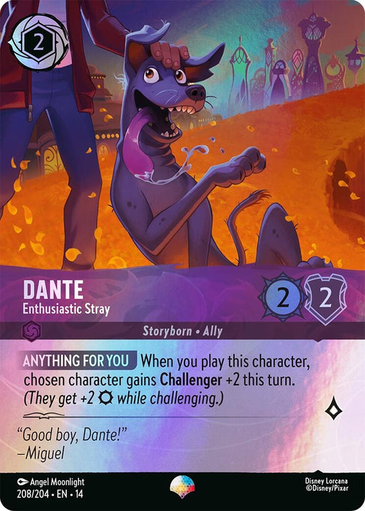 Image for Dante - Enthusiastic Stray (Epic) (208/204) [Hyperia City] - Disney Lorcana