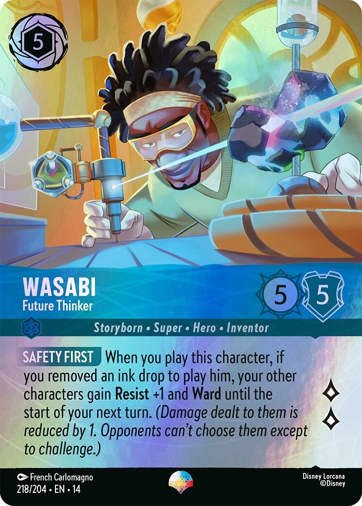 Image for Wasabi - Future Thinker (Epic) (218/204) [Hyperia City] - Disney Lorcana