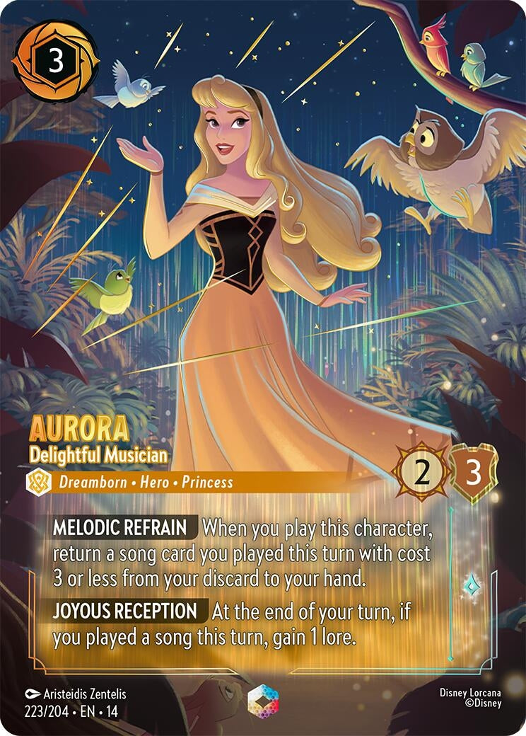 Image for Aurora - Delightful Musician (Enchanted) (223/204) [Hyperia City] - Disney Lorcana