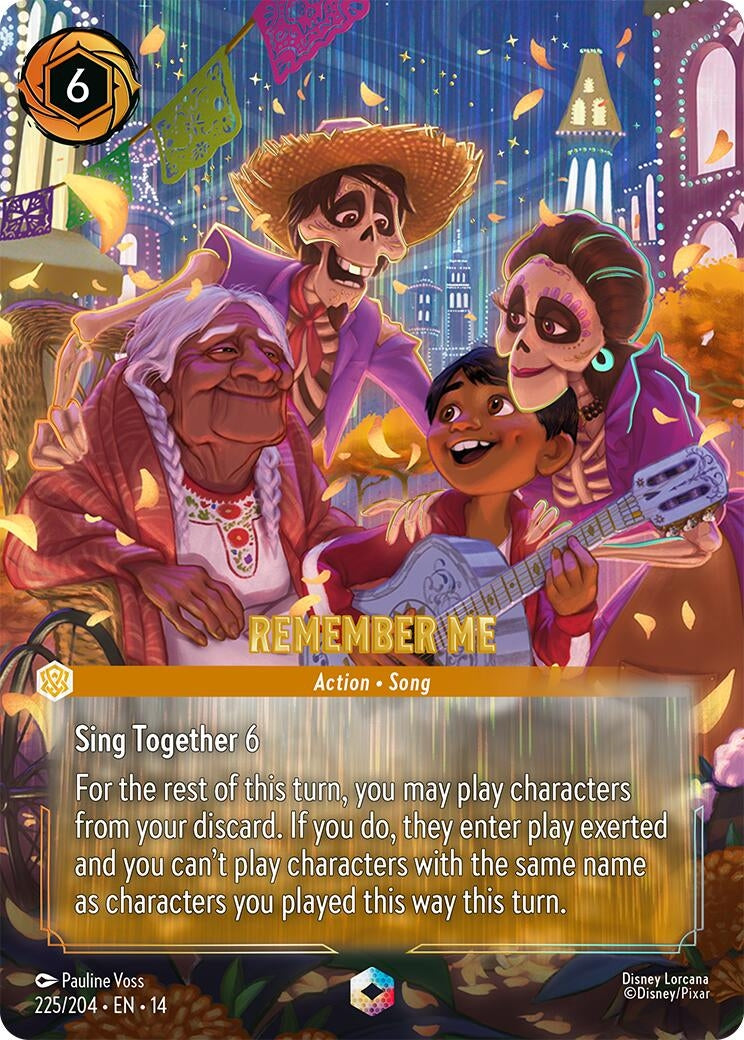 Image for Remember Me (Enchanted) (225/204) [Hyperia City] - Disney Lorcana