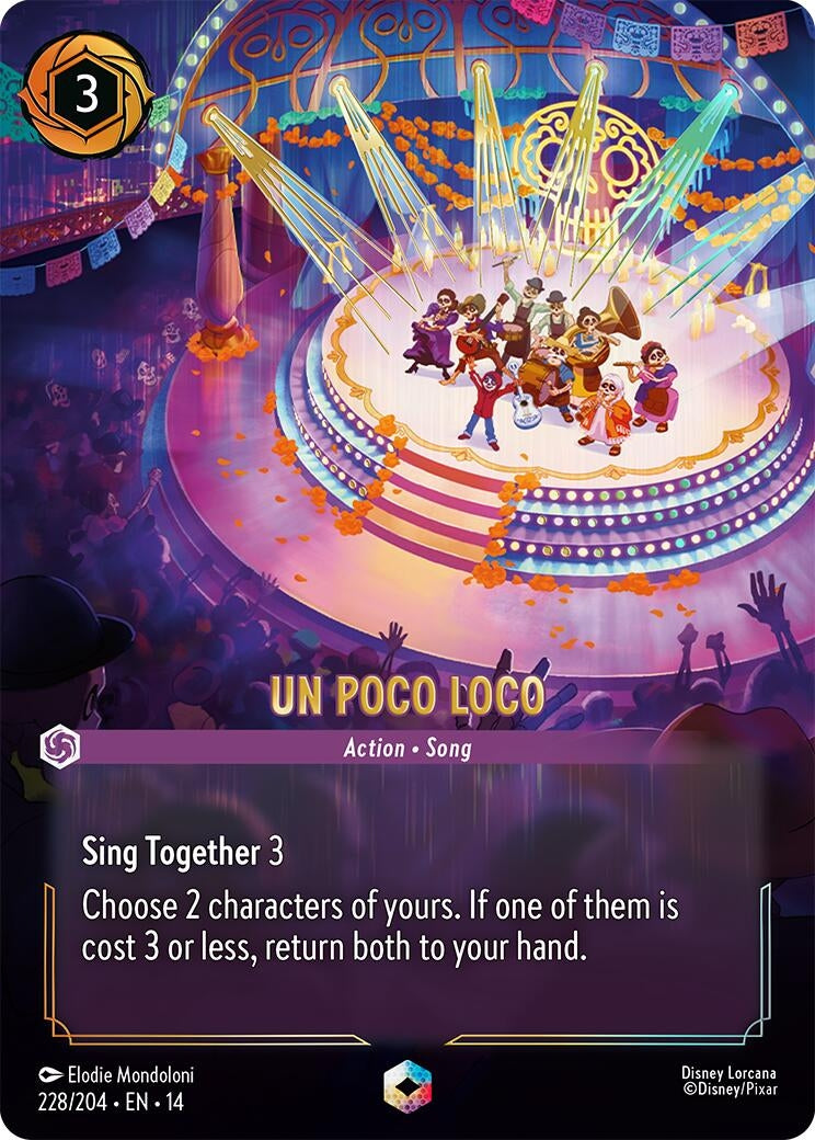 Image for Un Poco Loco (Enchanted) (228/204) [Hyperia City] - Disney Lorcana