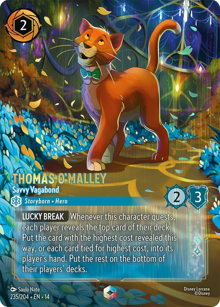 Image for Thomas O'Malley - Savvy Vagabond (Enchanted) (235/204) [Hyperia City] - Disney Lorcana