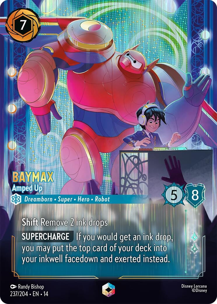 Image for Baymax - Amped Up (Enchanted) (237/204) [Hyperia City] - Disney Lorcana