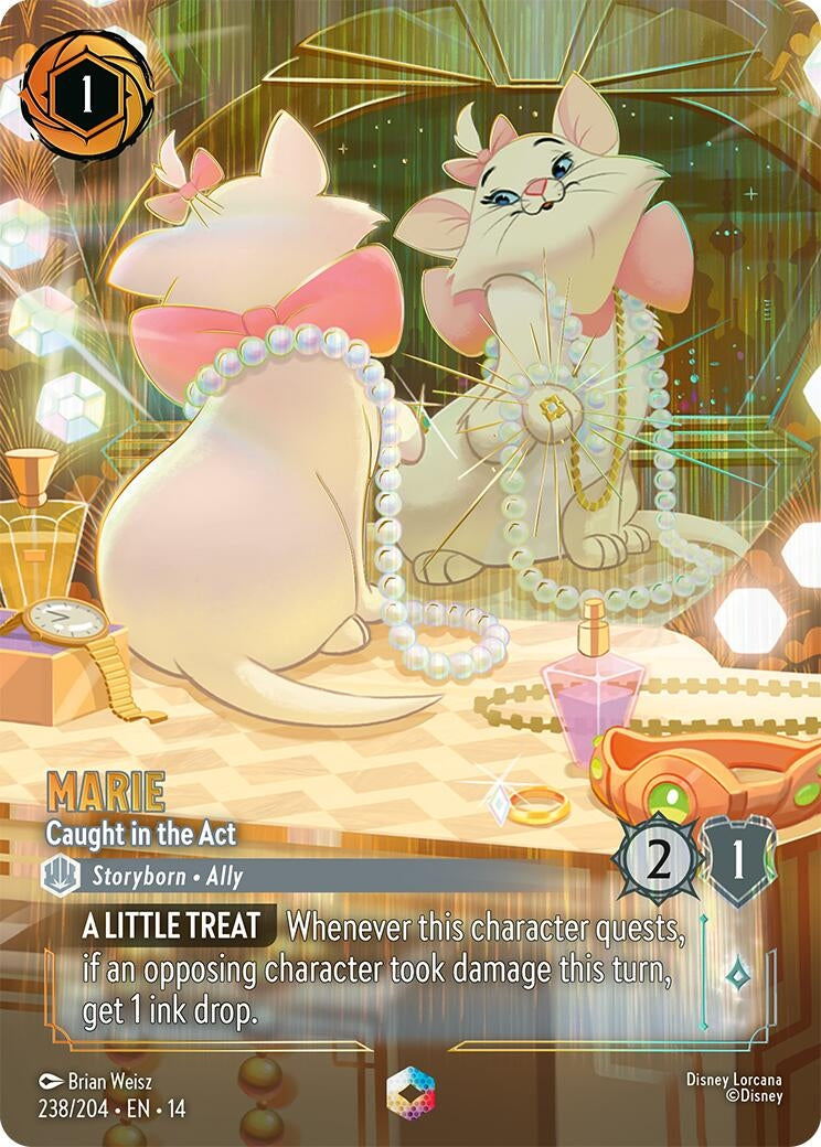 Image for Marie - Caught in the Act (Enchanted) (238/204) [Hyperia City] - Disney Lorcana