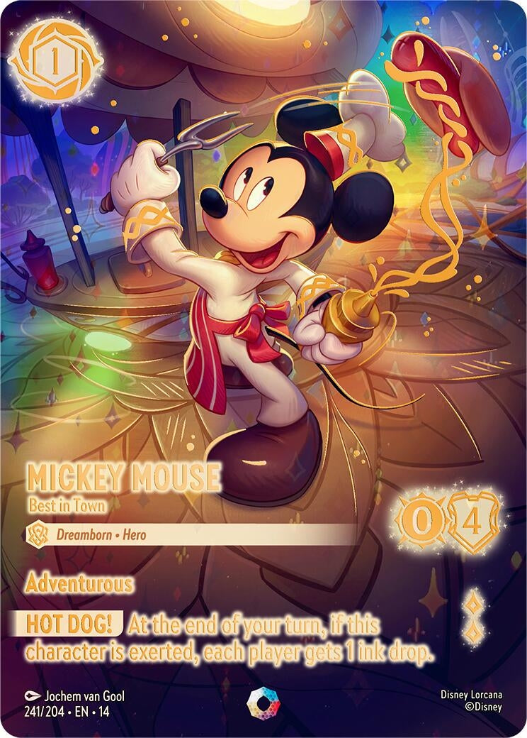 Image for Mickey Mouse - Best in Town (Iconic) (241/204) [Hyperia City] - Disney Lorcana