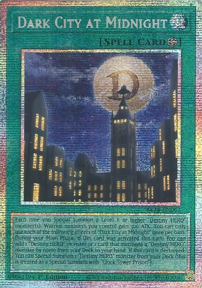 Image for Dark City at Midnight (Starlight Rare) (BETB-EN062) [Beyond the Brave] - YuGiOh