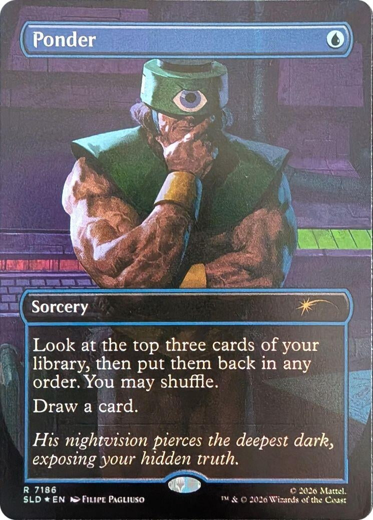 Image for Ponder (7186) (7186) [Secret Lair Drop Series] - Magic: The Gathering
